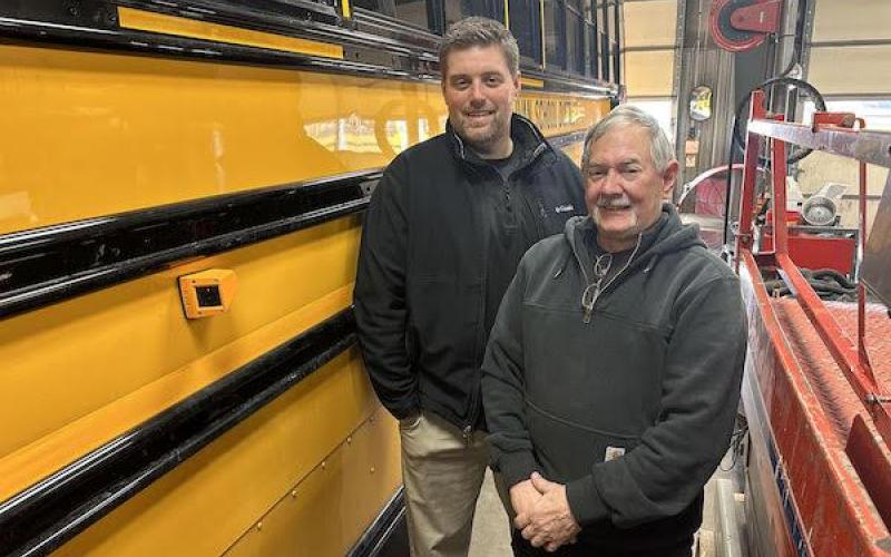 Ben Hampton and Ron Coleman of the Sullivan School District Transportation Department Article Image Alt Text