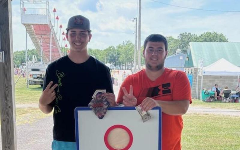 BYOP RUNNER-UPS. Wyatt Waneka and Brett Isgriggs followed in 2nd. Submitted photo Article Image Alt Text