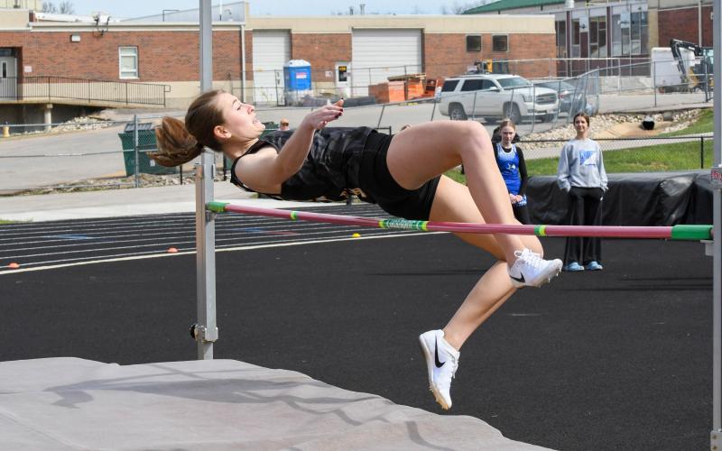 SARINA REINWALD placed ninth in the high jump. Photo by Extra Innings Photography Article Image Alt Text