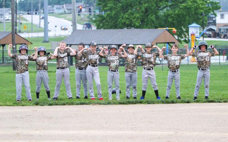 BRING THE BOOM. Dace Construction rallied from the jaws of defeat to beat Gerald 8-7 in walk-off fashion. Photo by Wyatt Hardy Article Image Alt Text