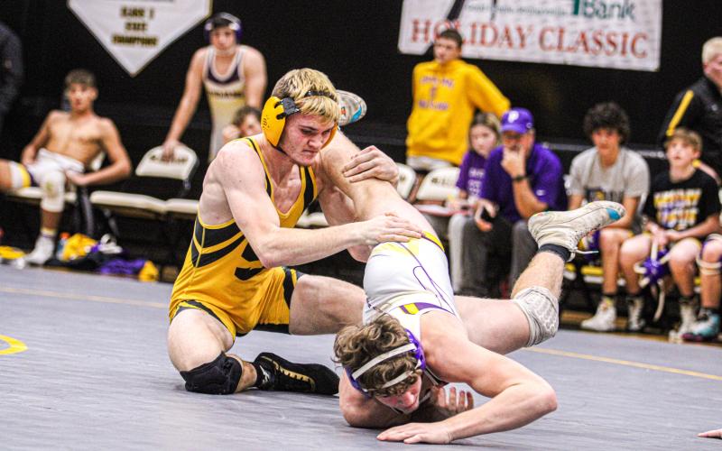 COLTON BRENDEL placed third at state after taking his final bout as an Eagle. Photo by Wyatt Hardy Article Image Alt Text