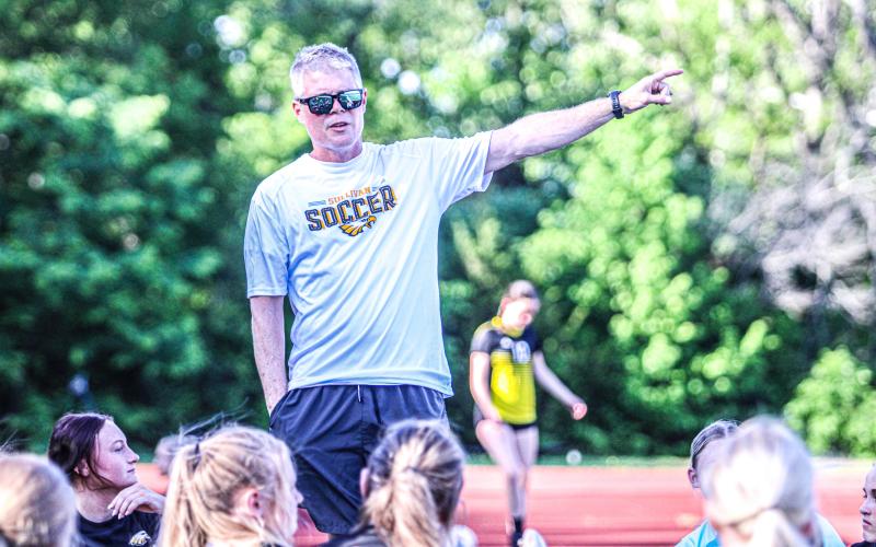HEAD COACH MATT WIEGERS. Photo by Wyatt Hardy Article Image Alt Text