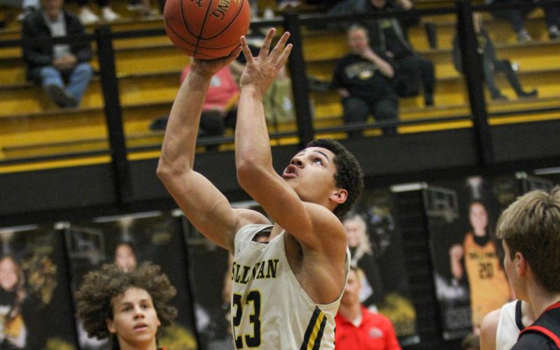 LEAVE A LEGACY. Senior Robert York crashed the boards for a team-high 10 rebounds against Union. Photo by Wyatt Hardy Article Image Alt Text