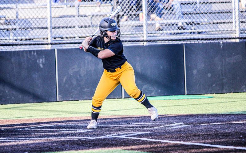 DORIE RICHARDSON made a walk-off grand slam. Photo by Wyatt Hardy Article Image Alt Text