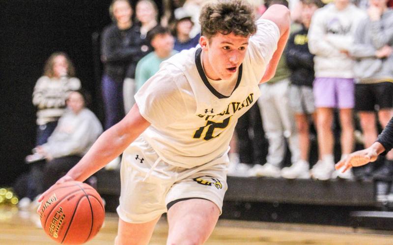 CHRIS GLASER led the Eagles with 306 points. Photo by Wyatt Hardy Article Image Alt Text