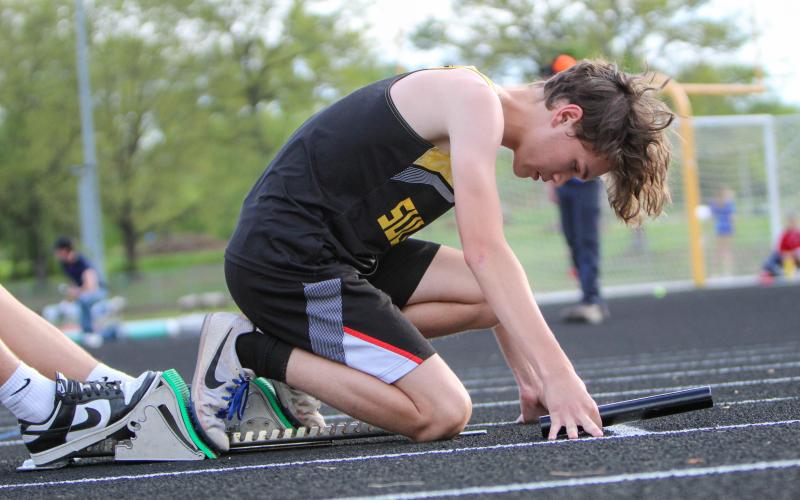 ONLY THE BEGINNING. Sullivan’s young guns shined, with Eli Stevens (pictured above) dominating the running events. Photo by Wyatt Hardy Article Image Alt Text