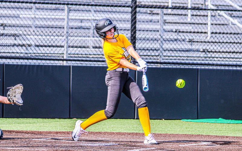SWING INTO ACTION. The Lady Eagles swing back into the regular season at the Peoples Bank Back to School Classic that will take place Aug. 30-31. Photo by Wyatt Hardy Article Image Alt Text