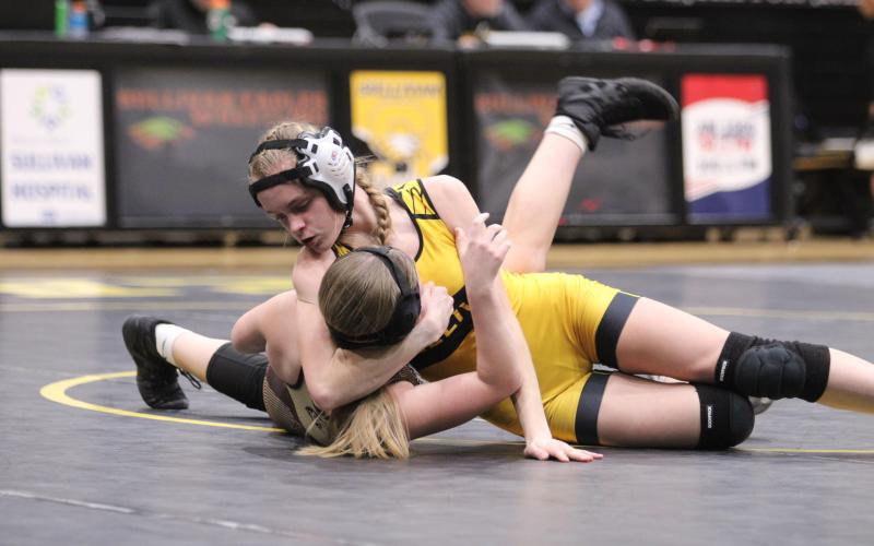 YOUNG GUN. Mariah Denney finished her rookie season with a 31-4 record and All-Area First-Team honors. Photo by Wyatt Hardy Article Image Alt Text