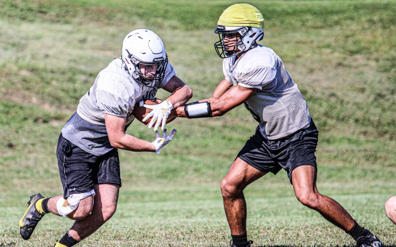 BACK TO THE GRIDIRON. The Eagles kick their season into gear with a home opener against Northwest. Photo by Wyatt Hardy Article Image Alt Text