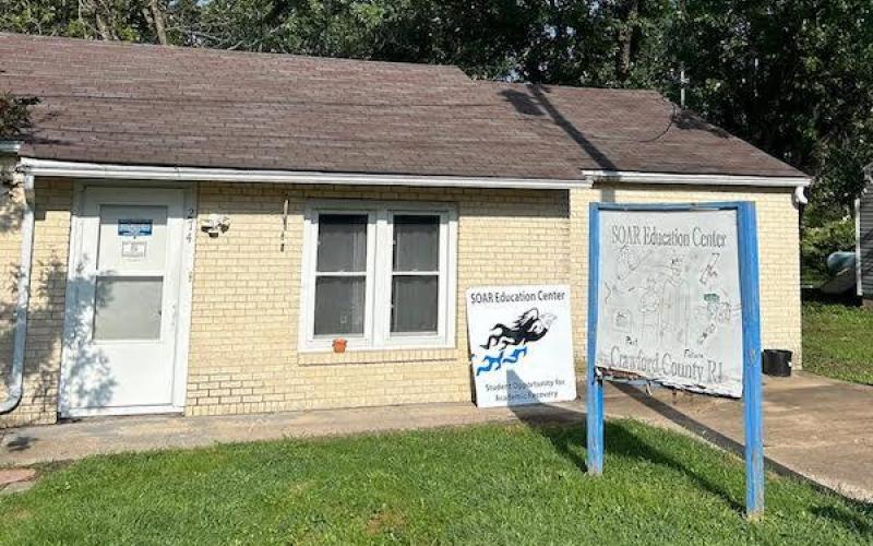 The SOAR building located on Starhawk Drive, across from Bourbon Elementary Article Image Alt Text