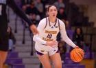 MALLORY SHETLEY pictured on the court. Photo via Western Illinois Women’s Basketball Facebook Article Image Alt Text