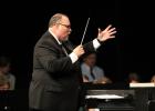 BACK TO WHERE IT BEGAN. Chuck Moore is retiring as Sullivan High School Band Director and will take the next step in his career at Central Methodist University. At his final Sullivan band concert on May 9, he announced that he would return to teach at his alma mater. Photo by Wyatt Hardy Article Image Alt Text