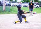 OREN LAYTON layed down a run and hit for VFW against Ace Manufacturing. Photo by Wyatt Hardy Article Image Alt Text