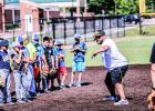 NEXT ON-DECK. Sullivan High trained its future Eagles at a youth baseball camp. Photo by Wyatt Hardy Article Image Alt Text