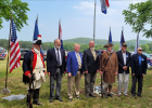 The Ozark Patriot Chapter of the Sons of the American Revolution served as color guard for the occasion.