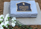 The grave marker of Lt. Col. Benjamin Harrison, a Revolutionary War patriot, was placed by the Noah Coleman Chapter of the National Society of Daughters of the American Revolution (NSDAR) on Saturday, June 10, in his family cemetery.
